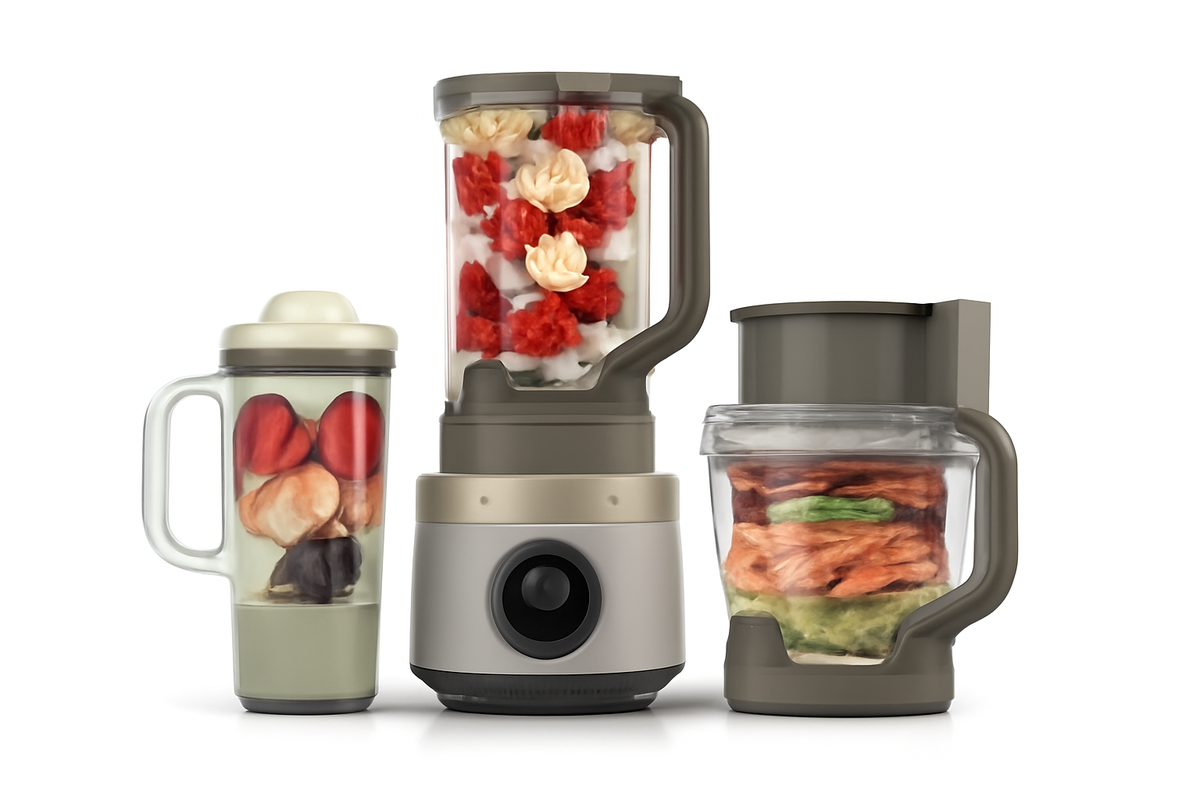 3-in-1 Blender, Tumbler and Food Processor