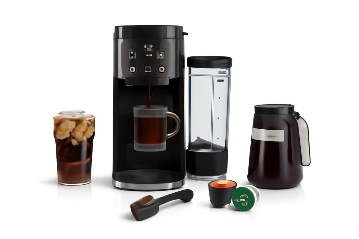 Hot and Iced Coffee Maker